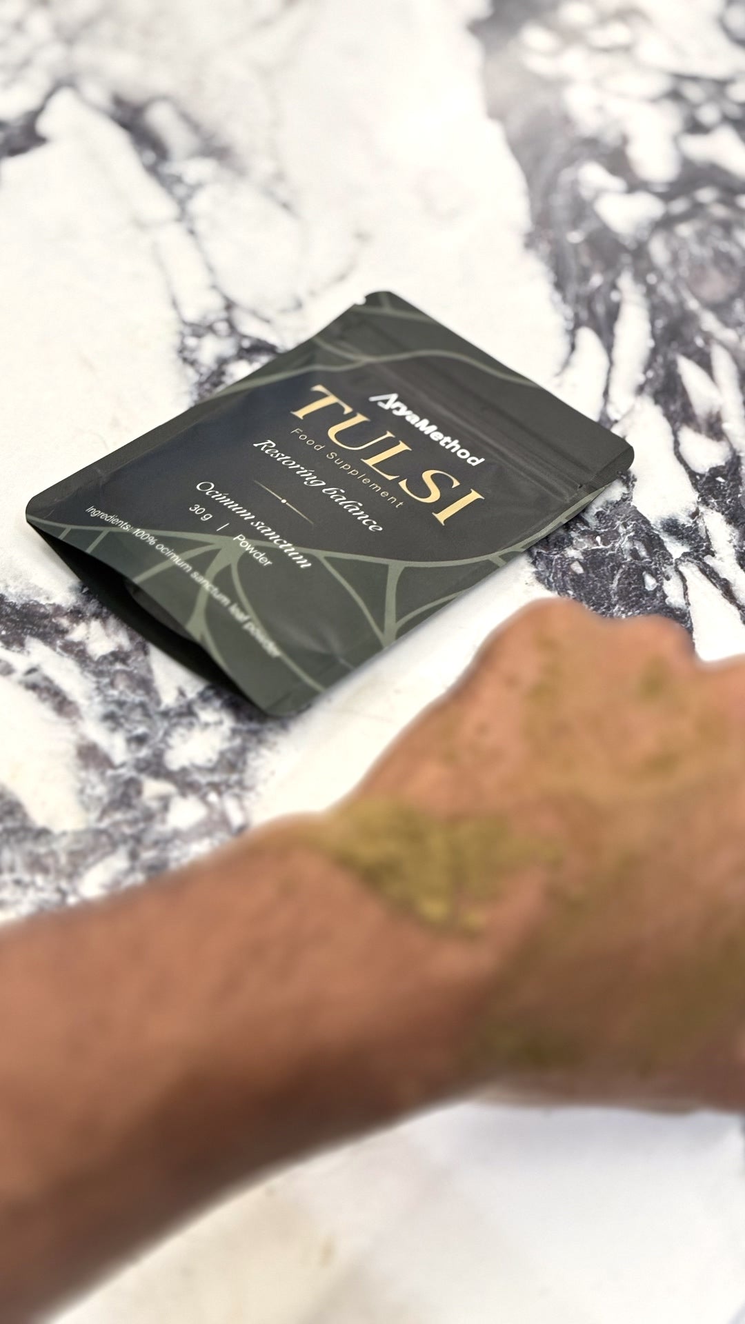 100% Lab-Tested Tulsi by aryamethod | Pure. Potent. Rooted in ancient tradition